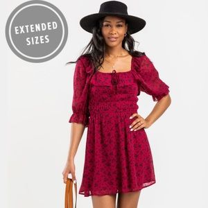 Francesca’s - Leanne Floral Mini Dress
